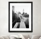 Marilyn on balcony  by M studio on GIANT ART - black and white photography