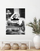 Reading  by M Studio on GIANT ART - black and white photogrpahy marilyn monroe