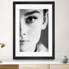 Audrey Hepburn by M Studio on GIANT ART - black and white photography 