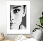 Audrey Hepburn by M Studio on GIANT ART - black and white photography 