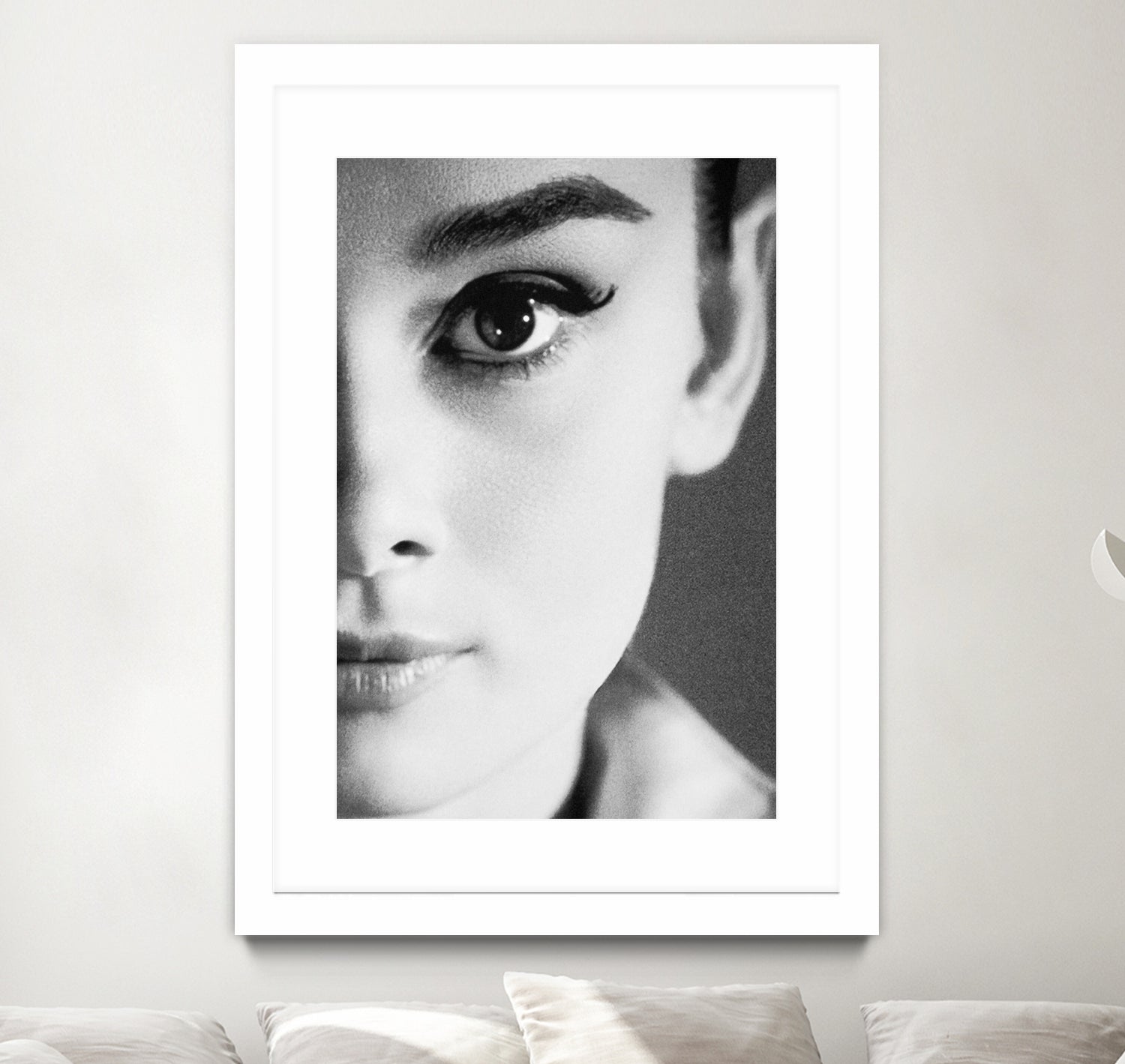 Audrey Hepburn by M Studio on GIANT ART - black and white photography 