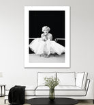 Marilyn Monroe balerina by M Studio on GIANT ART - black and white photography