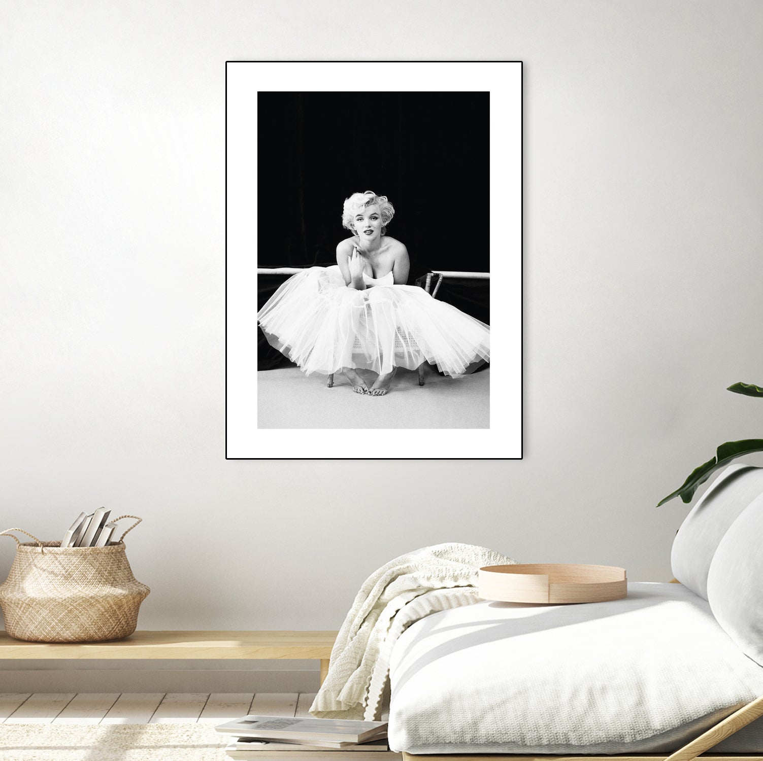 Marilyn Monroe balerina by M Studio on GIANT ART - black and white photography