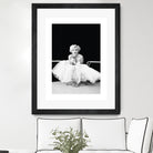 Marilyn Monroe balerina by M Studio on GIANT ART - black and white photography