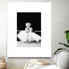 Marilyn Monroe balerina by M Studio on GIANT ART - black and white photography