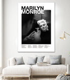 Marilyn Monroe  by M Studio on GIANT ART - black and white photography