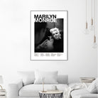 Marilyn Monroe  by M Studio on GIANT ART - black and white photography