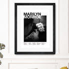 Marilyn Monroe  by M Studio on GIANT ART - black and white photography