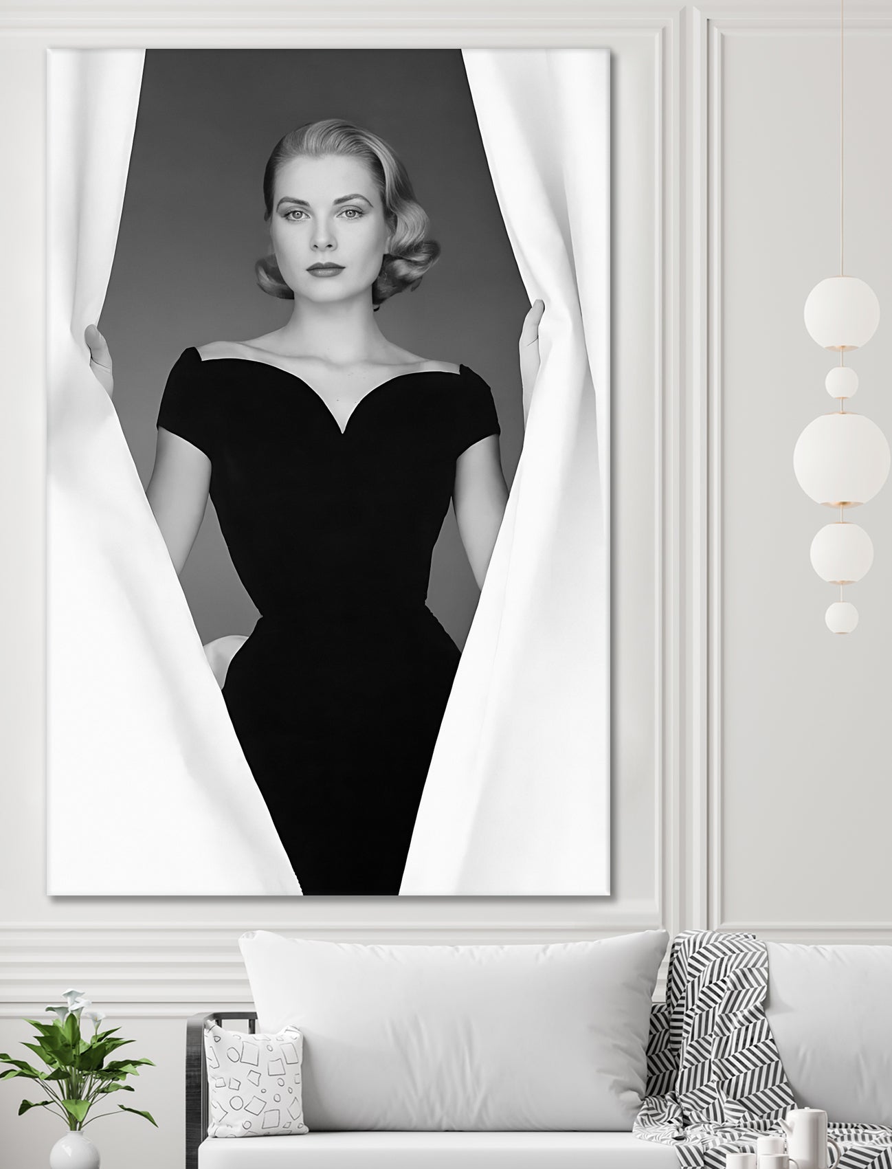 Grace Kelly  by M Studio on GIANT ART - black and white  photographie actress