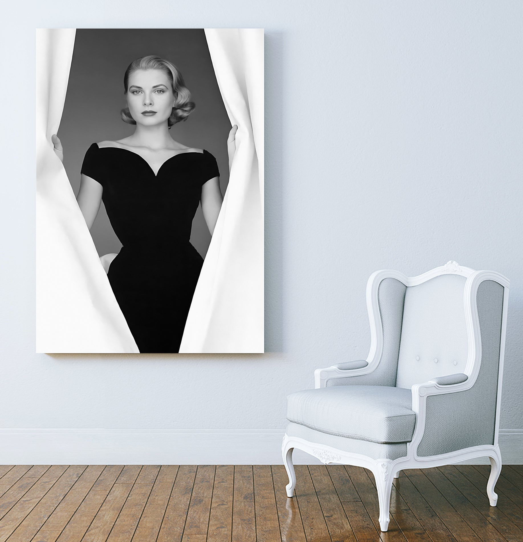 Grace Kelly  by M Studio on GIANT ART - black and white  photographie actress