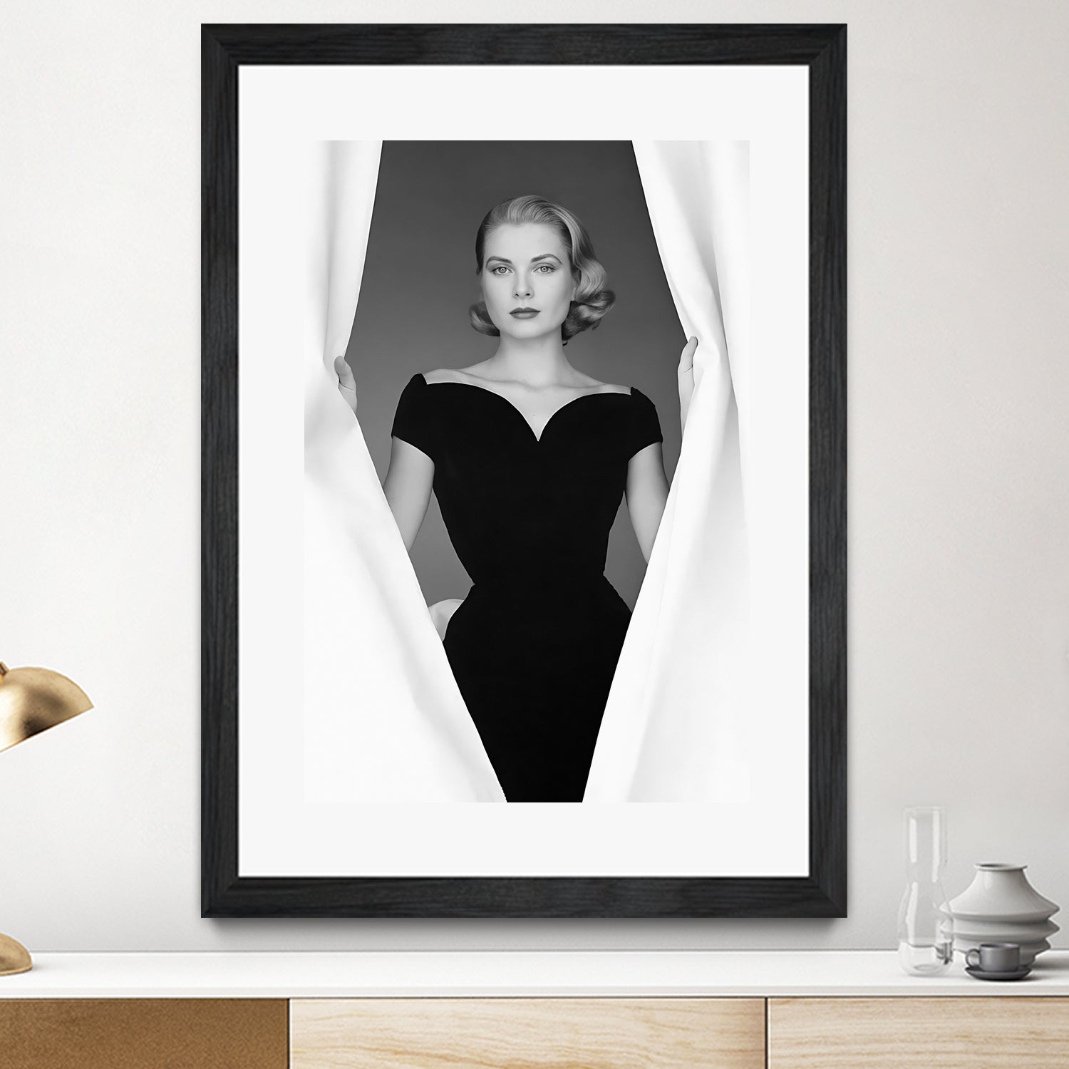 Grace Kelly  by M Studio on GIANT ART - black and white  photographie actress