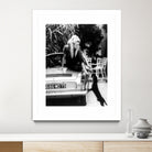 Brigitte Bardot  with her dog in St. Tropez, 1962 by M Studio on GIANT ART - black and white photographie bardot