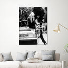 Brigitte Bardot  with her dog in St. Tropez, 1962 by M Studio on GIANT ART - black and white photographie bardot