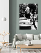 Brigitte Bardot  with her dog in St. Tropez, 1962 by M Studio on GIANT ART - black and white photographie bardot