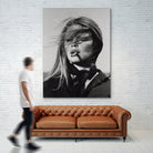 Brigitte Bardot by M Studio on GIANT ART - black and white black and white bardot