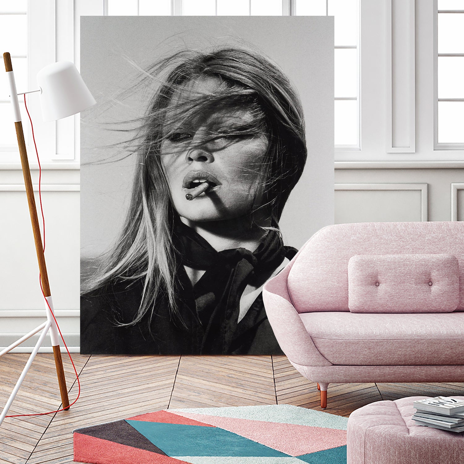 Brigitte Bardot by M Studio on GIANT ART - black and white black and white bardot