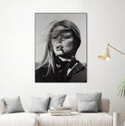 Brigitte Bardot by M Studio on GIANT ART - black and white black and white bardot