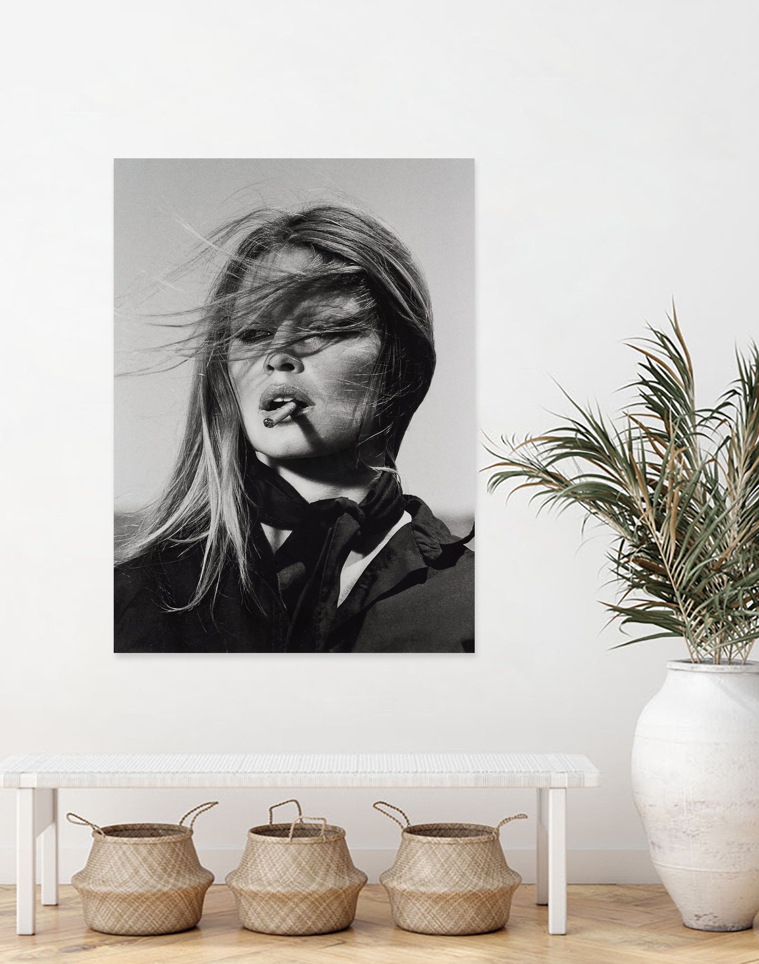 Brigitte Bardot by M Studio on GIANT ART - black and white black and white bardot
