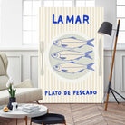 la Mar by M Studio on GIANT ART - blue figurative kitchen