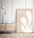 Papiers Découpés XV by M Studio on GIANT ART - beige mid century mid century