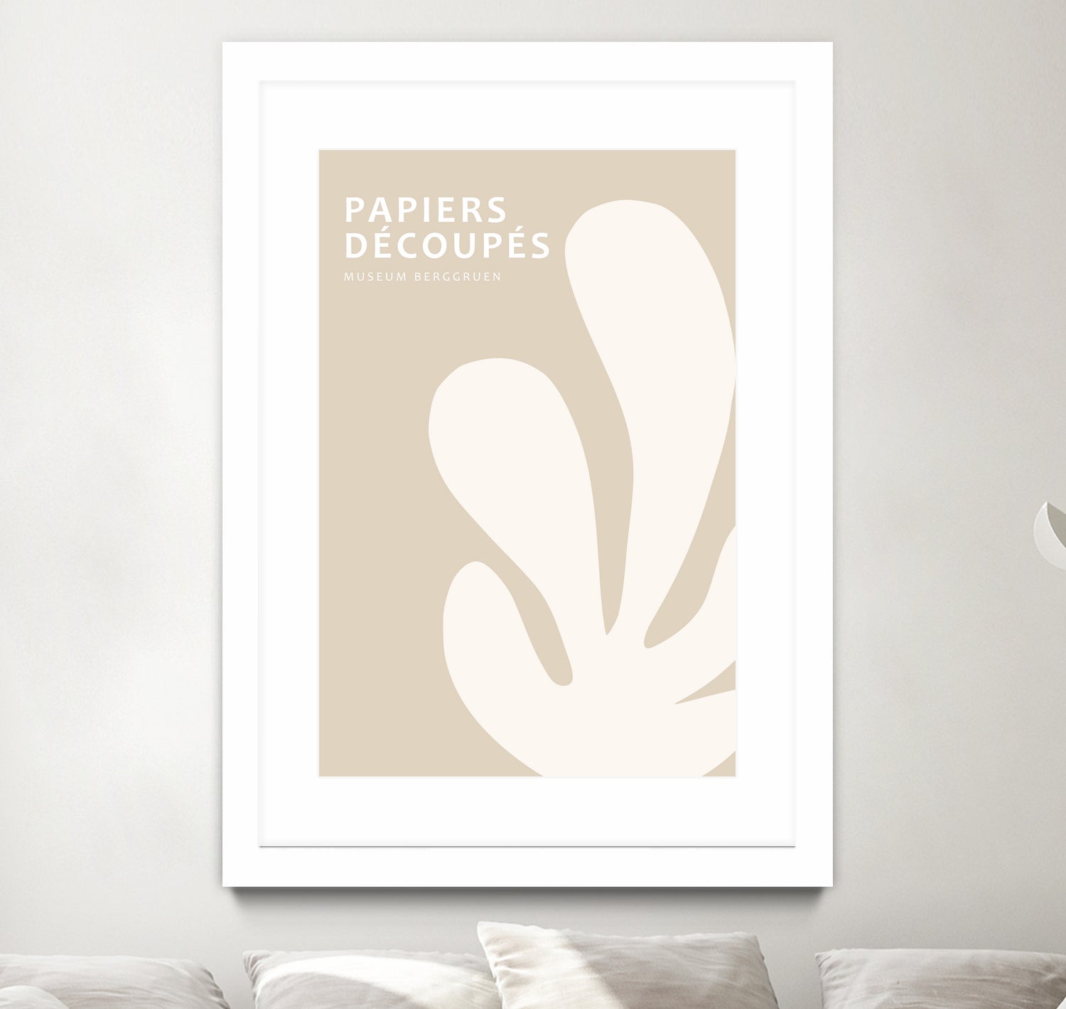 Papiers Découpés XV by M Studio on GIANT ART - beige mid century mid century