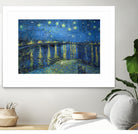 Starry Night Over the Rhône by Vincent van Gogh on GIANT ART - masters masters