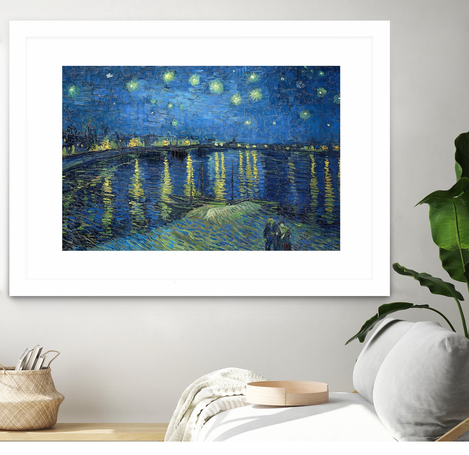 Starry Night Over the Rhône by Vincent van Gogh on GIANT ART - masters masters