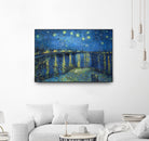 Starry Night Over the Rhône by Vincent van Gogh on GIANT ART - masters masters