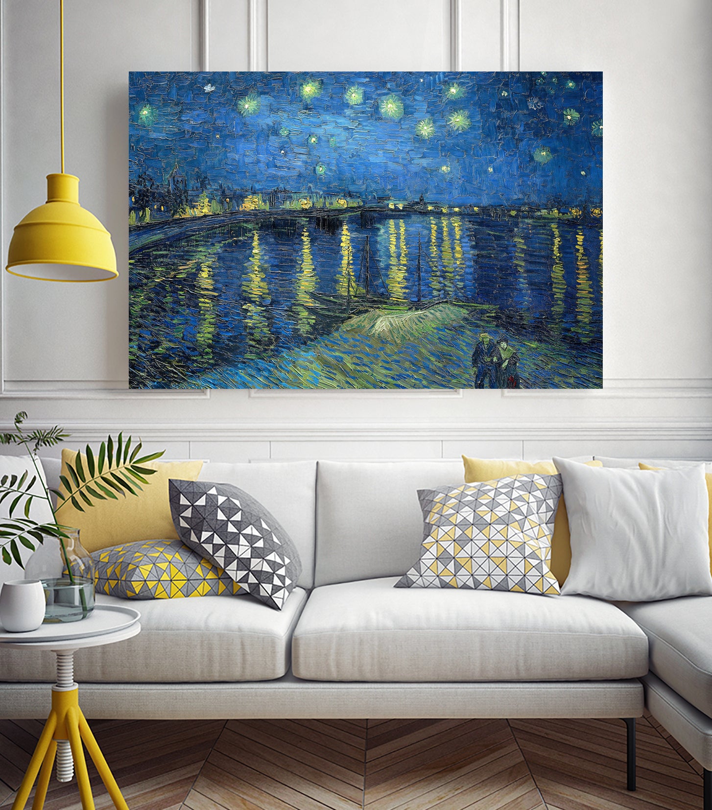 Starry Night Over the Rhône by Vincent van Gogh on GIANT ART - masters masters