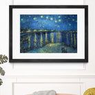 Starry Night Over the Rhône by Vincent van Gogh on GIANT ART - masters masters