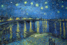 Starry Night Over the Rhône by Vincent van Gogh on GIANT ART - masters masters