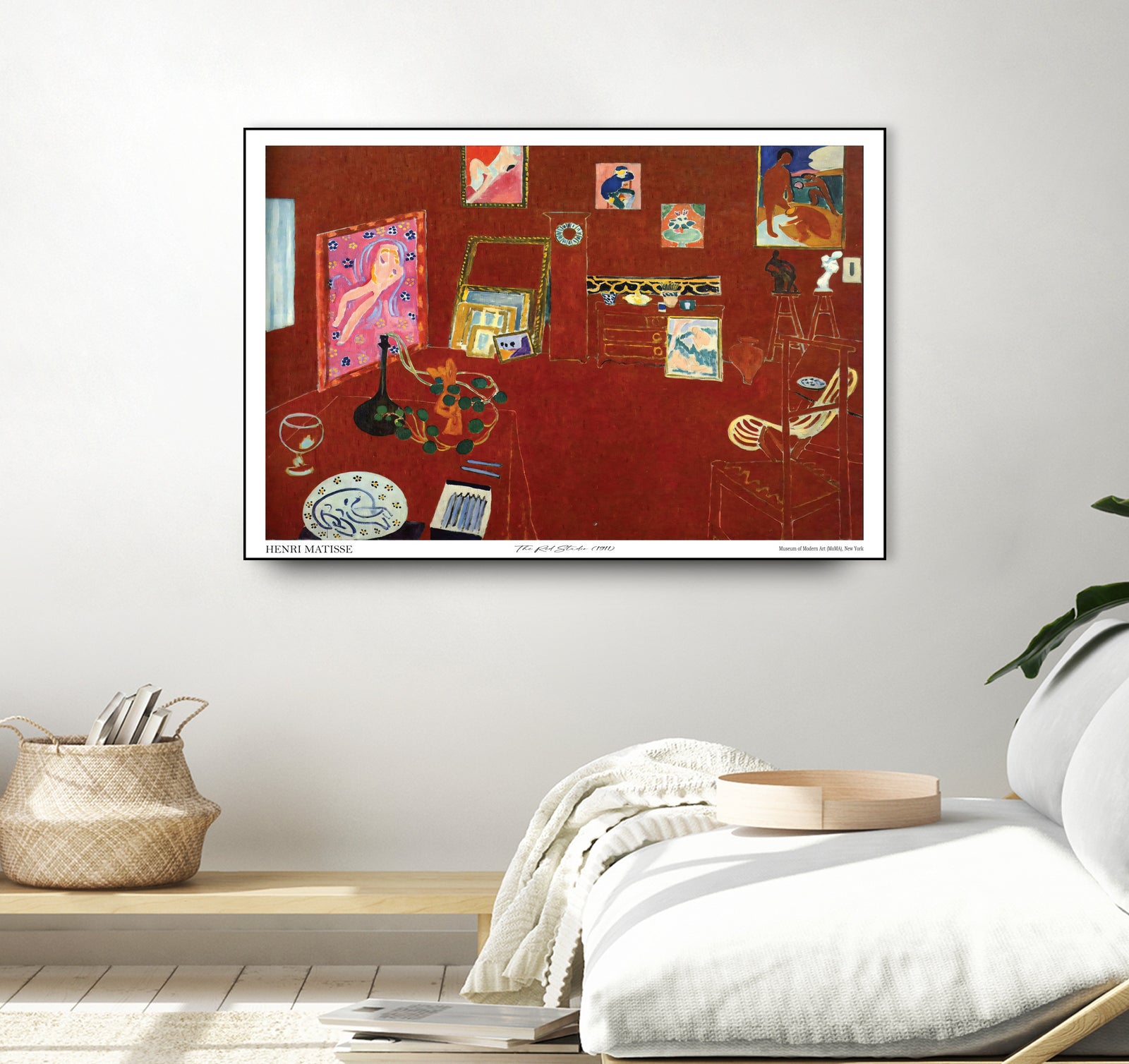 The Red studio - Art Print by Henri Matisse | GIANT ART
