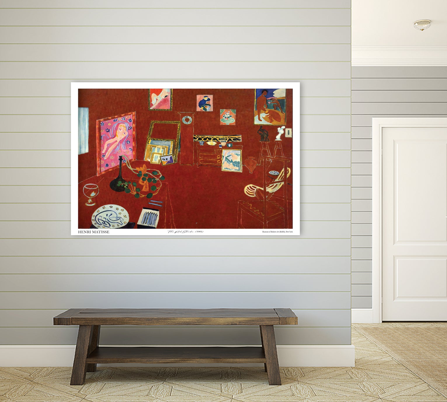 The Red studio by Henri Matisse on GIANT ART - museums
