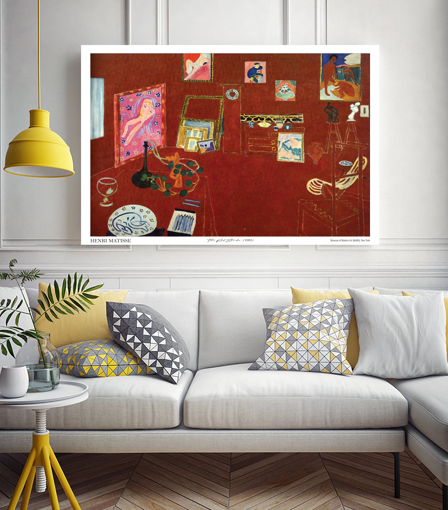 The Red studio by Henri Matisse on GIANT ART - museums