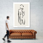 Nude no.2 by M Studio on GIANT ART - beige figurative woman