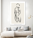 Nude no.2 by M Studio on GIANT ART - beige figurative woman