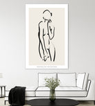 Nude no.2 by M Studio on GIANT ART - beige figurative woman