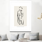 Nude no.2 by M Studio on GIANT ART - beige figurative woman
