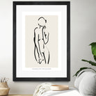 Nude no.2 by M Studio on GIANT ART - beige figurative woman