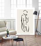Nude no.2 by M Studio on GIANT ART - beige figurative woman