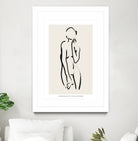 Nude no.2 by M Studio on GIANT ART - beige figurative woman