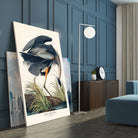Great Blue Heron by John James Audubon on GIANT ART - green botanical nature