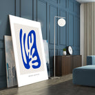 Papiers Découpés by Matisse on GIANT ART - blue modern framed canvas