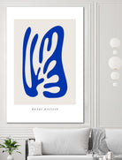 Papiers Découpés by Matisse on GIANT ART - blue modern framed canvas