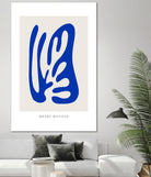 Papiers Découpés by Matisse on GIANT ART - blue modern framed canvas