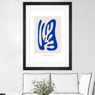 Papiers Découpés by Matisse on GIANT ART - blue modern framed canvas