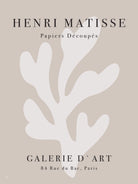 Papiers Découpés XI by M Studio on GIANT ART - beige matisse