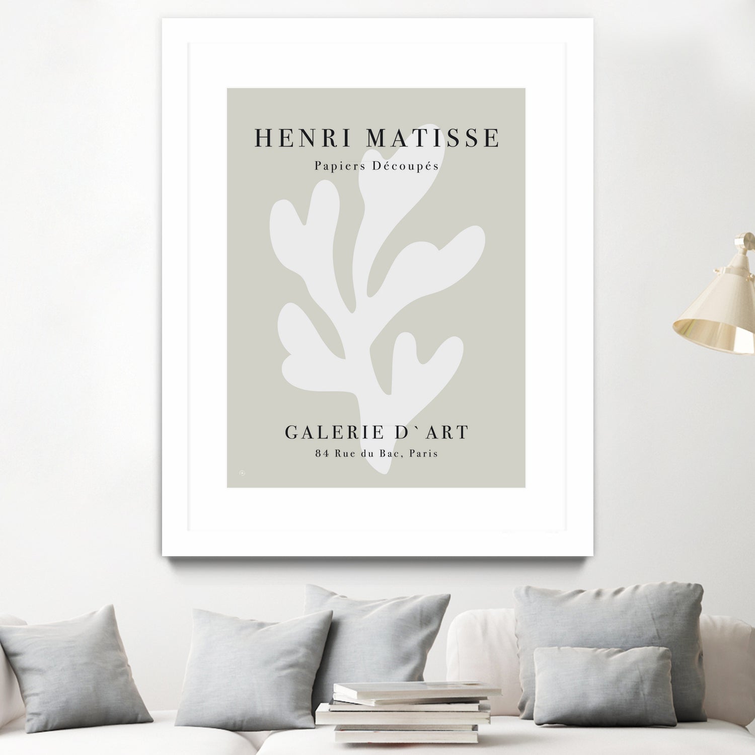 Papiers Découpés XI by M Studio on GIANT ART - beige matisse