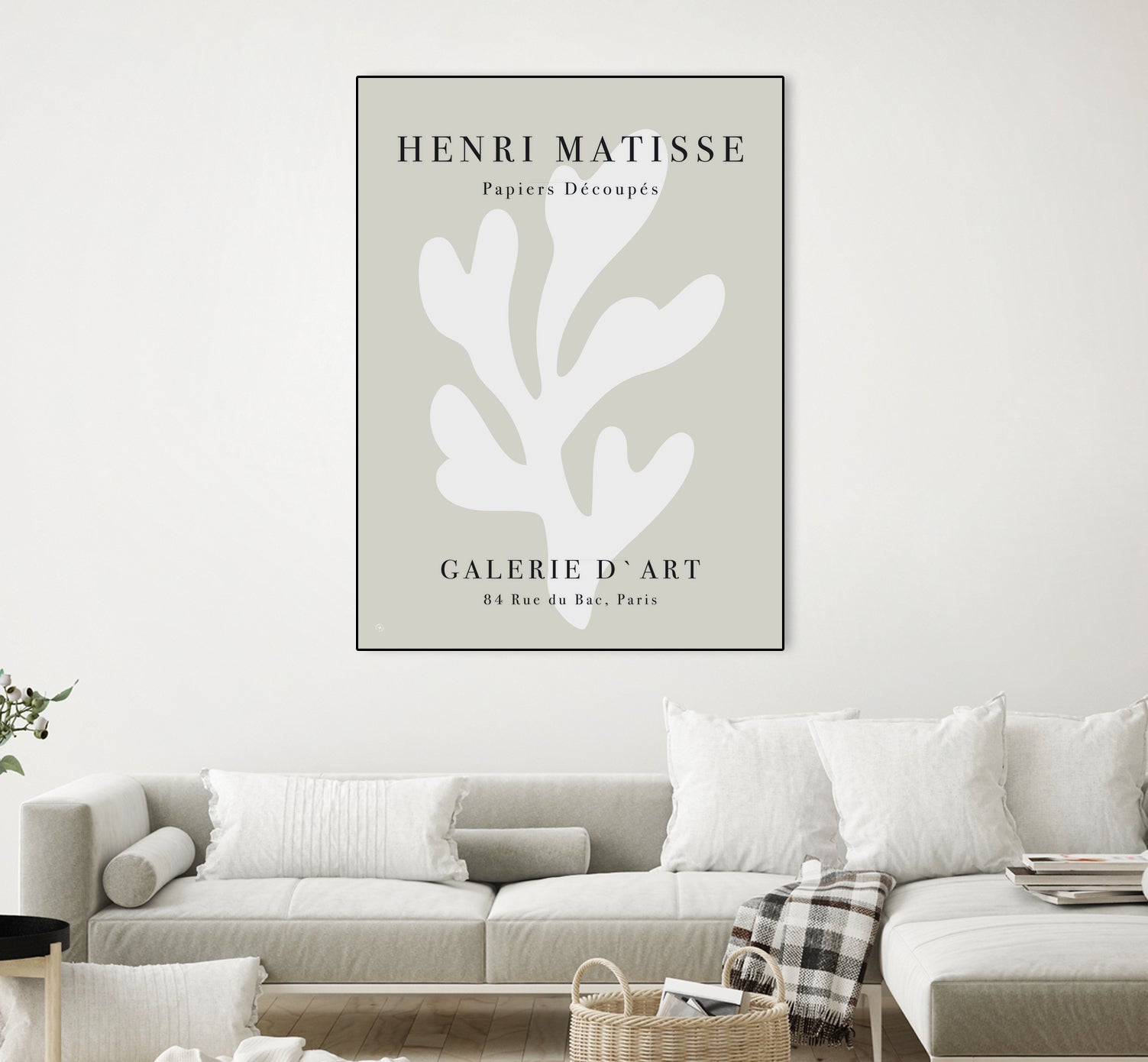Papiers Découpés XI by M Studio on GIANT ART - beige matisse