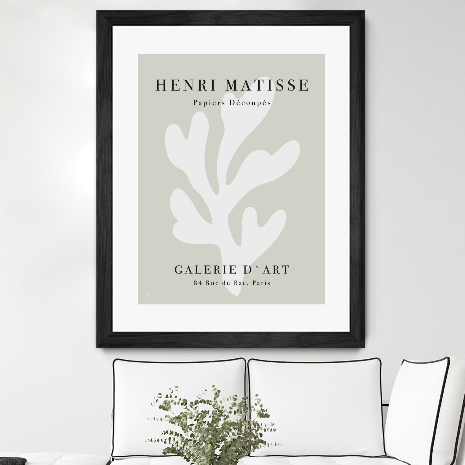 Papiers Découpés XI by M Studio on GIANT ART - beige matisse